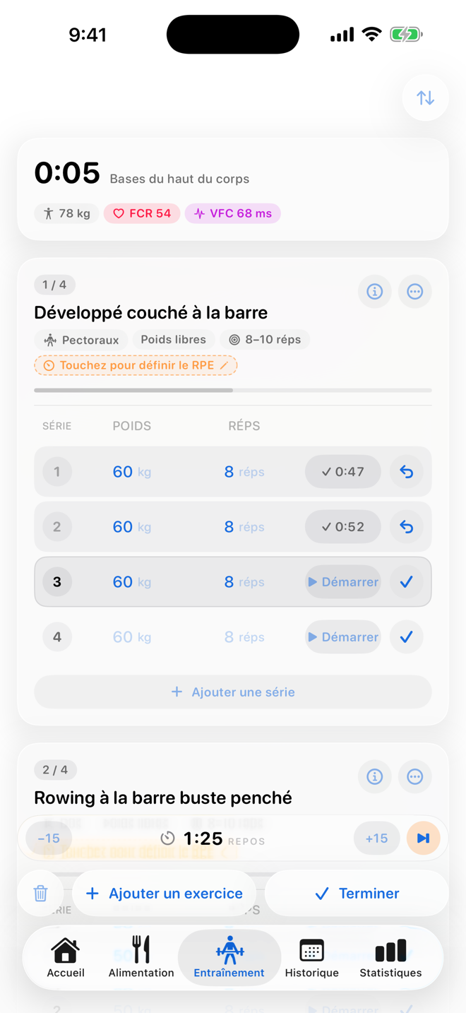 Chaque série, téléphone ou montre